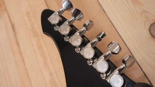 アリアプロ　RS.waildcato 1986 Aria Pro II RS Wildcat in Black with Green Tint - Vintage Gem