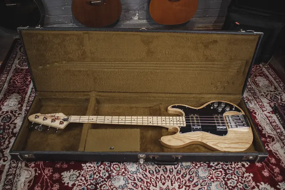 Thumbnail: 1979 Peavey T-40 bass guitar in its hard case