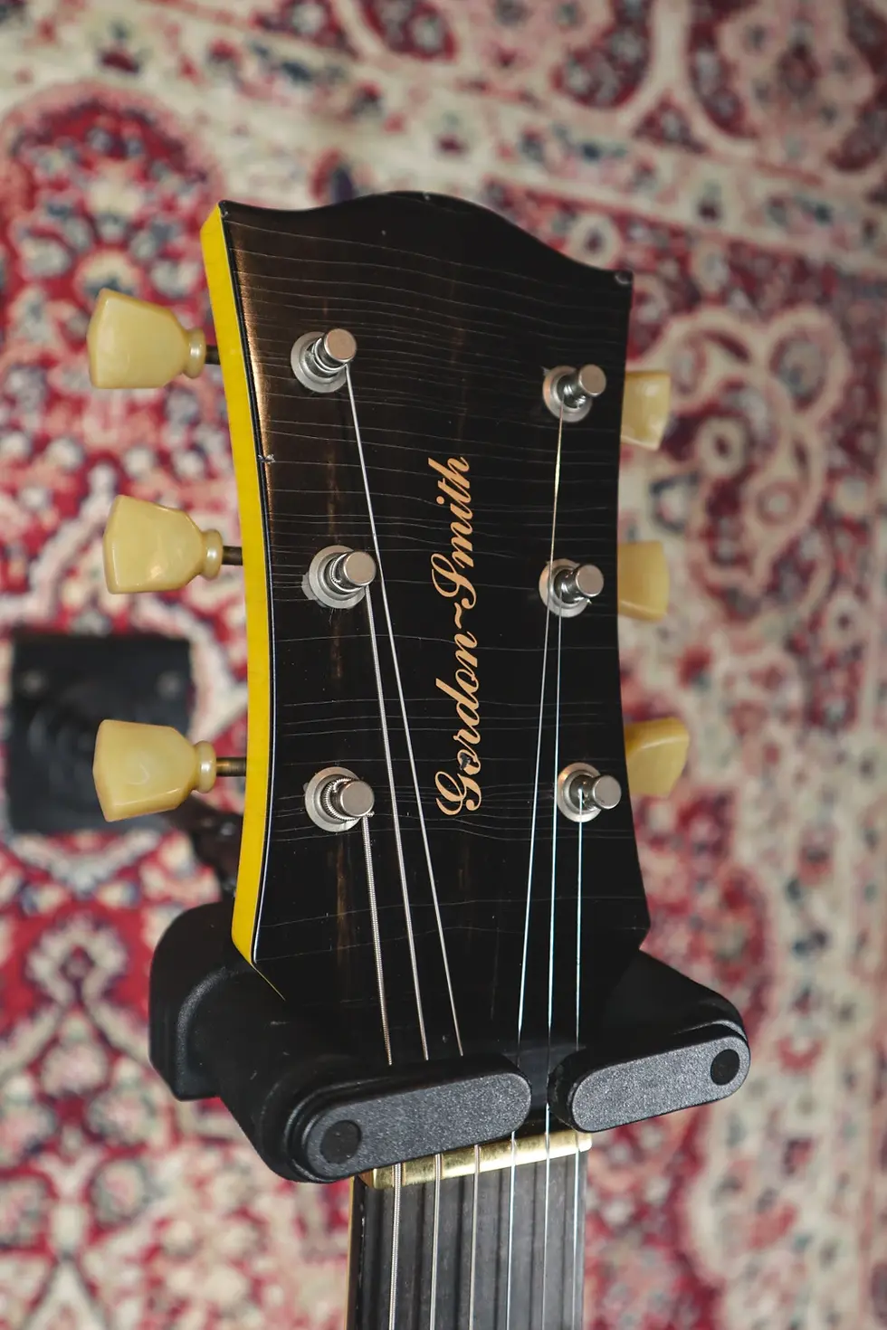 Thumbnail: Gordon Smith GS-1 Legacy headstock front logo Gordon Smith close up
