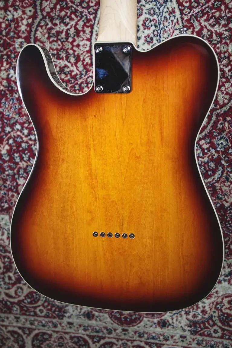 Thumbnail: G&L ASAT Thinline maple neck heel and plate