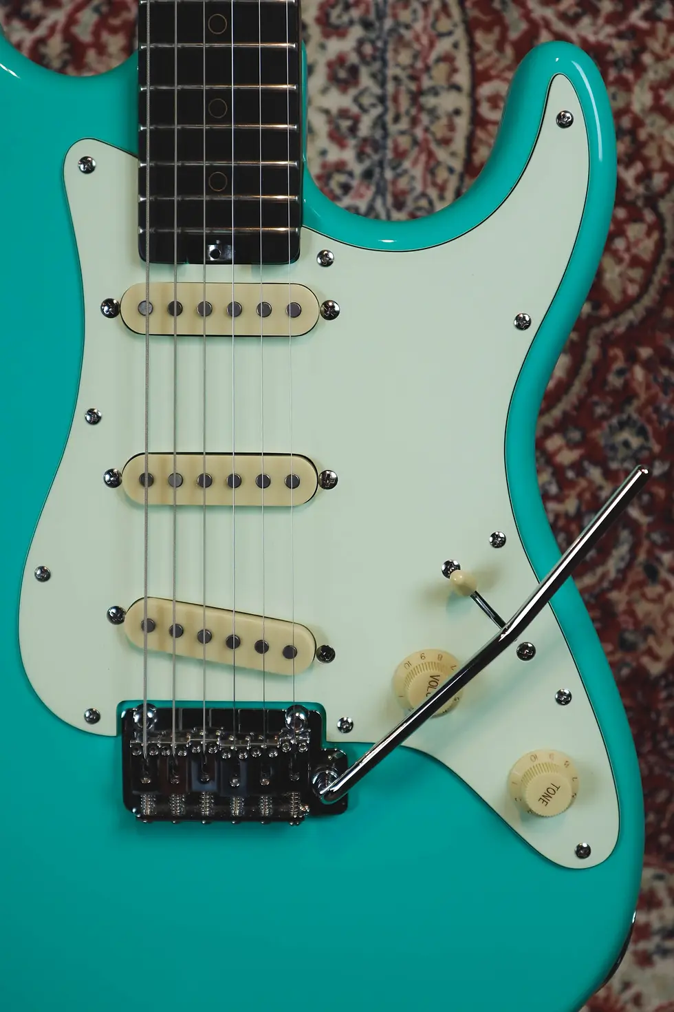 Thumbnail: Schecter Nick Johnston single coil pickups detail