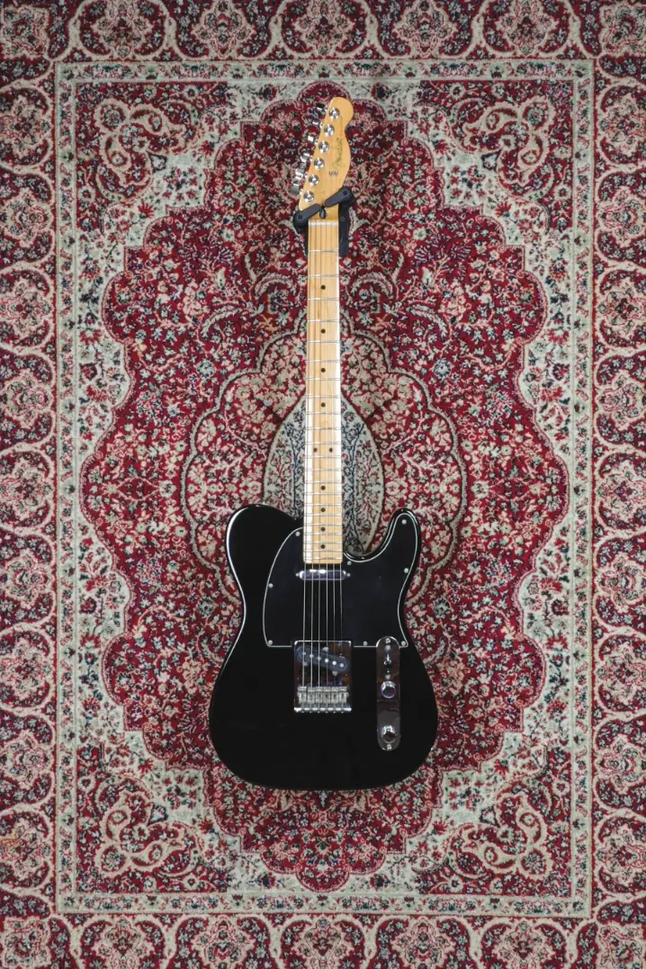 Fender Player Telecaster Black full front view