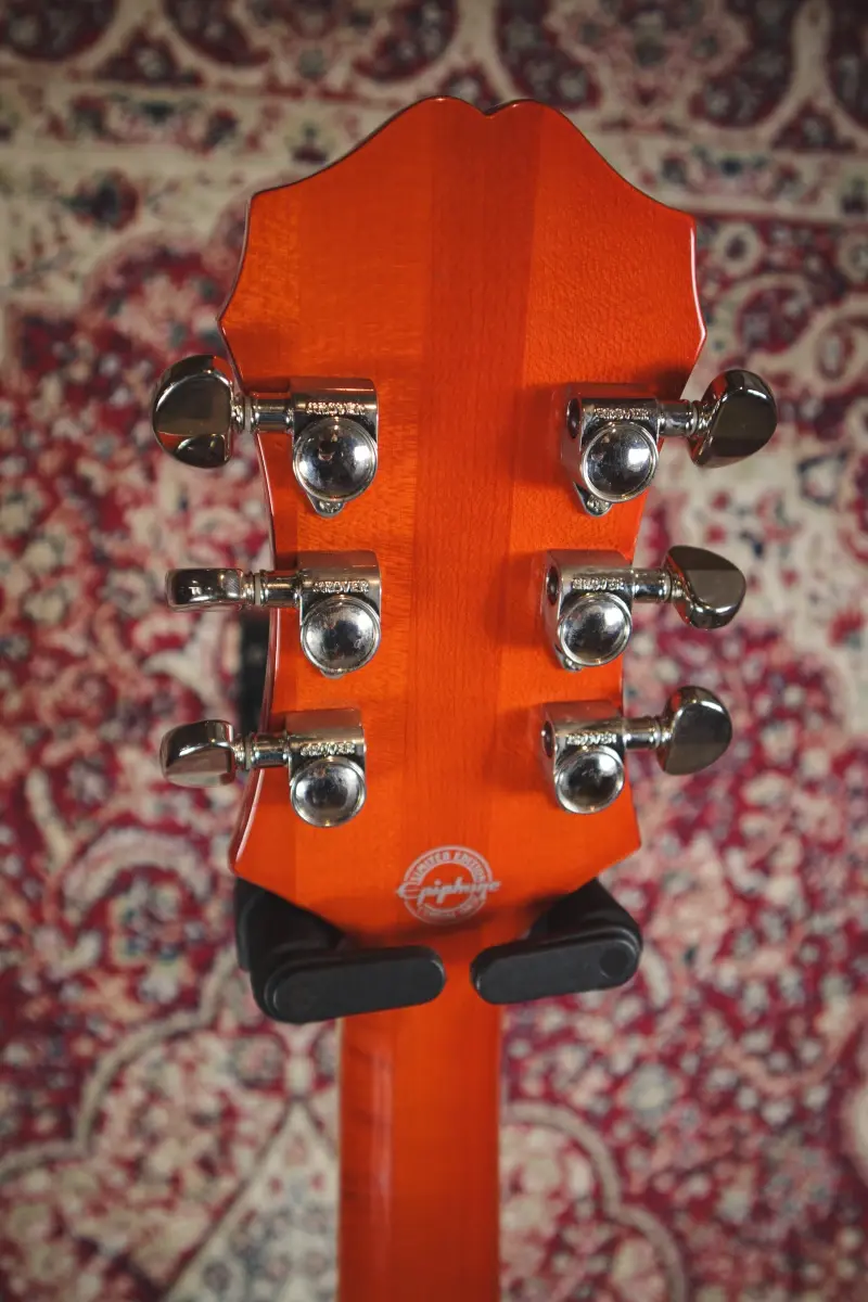 Thumbnail: Epiphone Swingster rear headstock Grover tuners