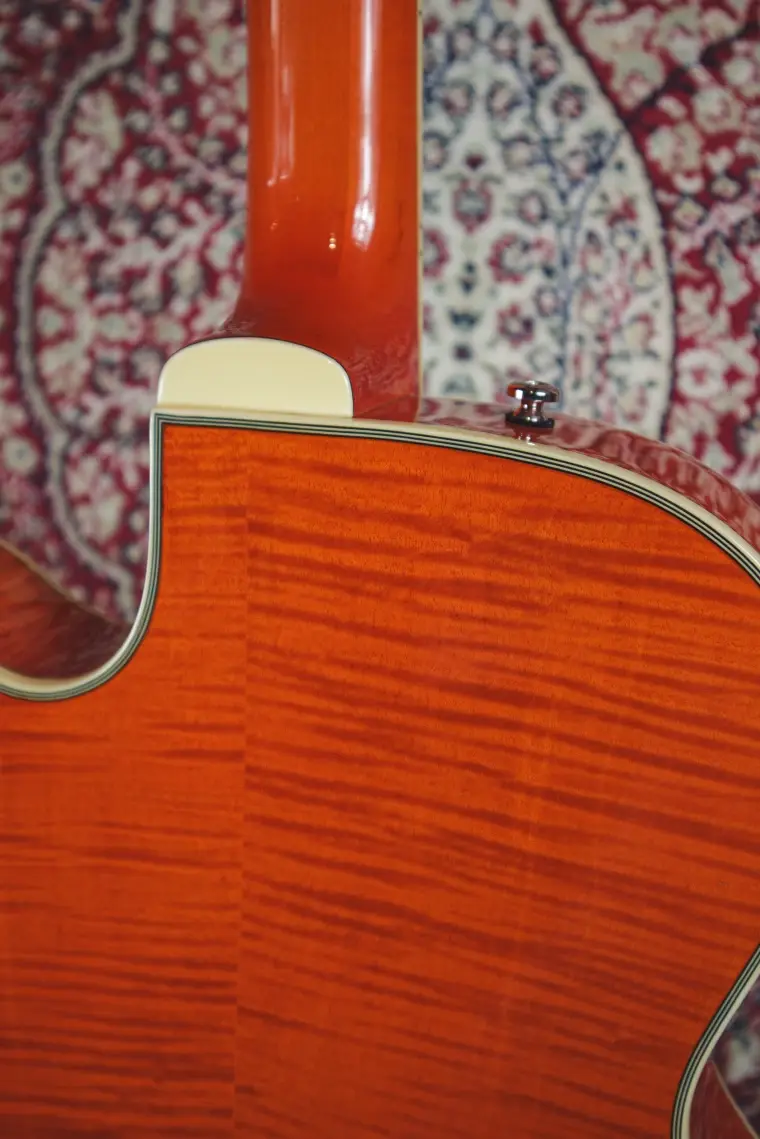Thumbnail: Epiphone Swingster neck and fingerboard block inlays