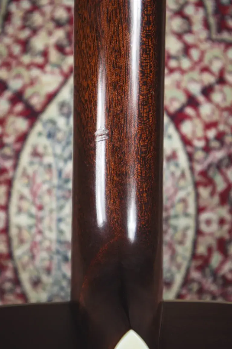 Thumbnail: Tanglewood TW15NS-6 acoustic guitar neck rear close-up showing natural satin finish