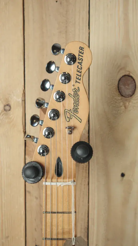 Thumbnail: Fender Telecaster Deluxe Nashville Headstock - Front Close Up