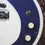 Thumbnail: Close-up of the blue pickguard and control knobs on the Danelectro '59M Spruce.