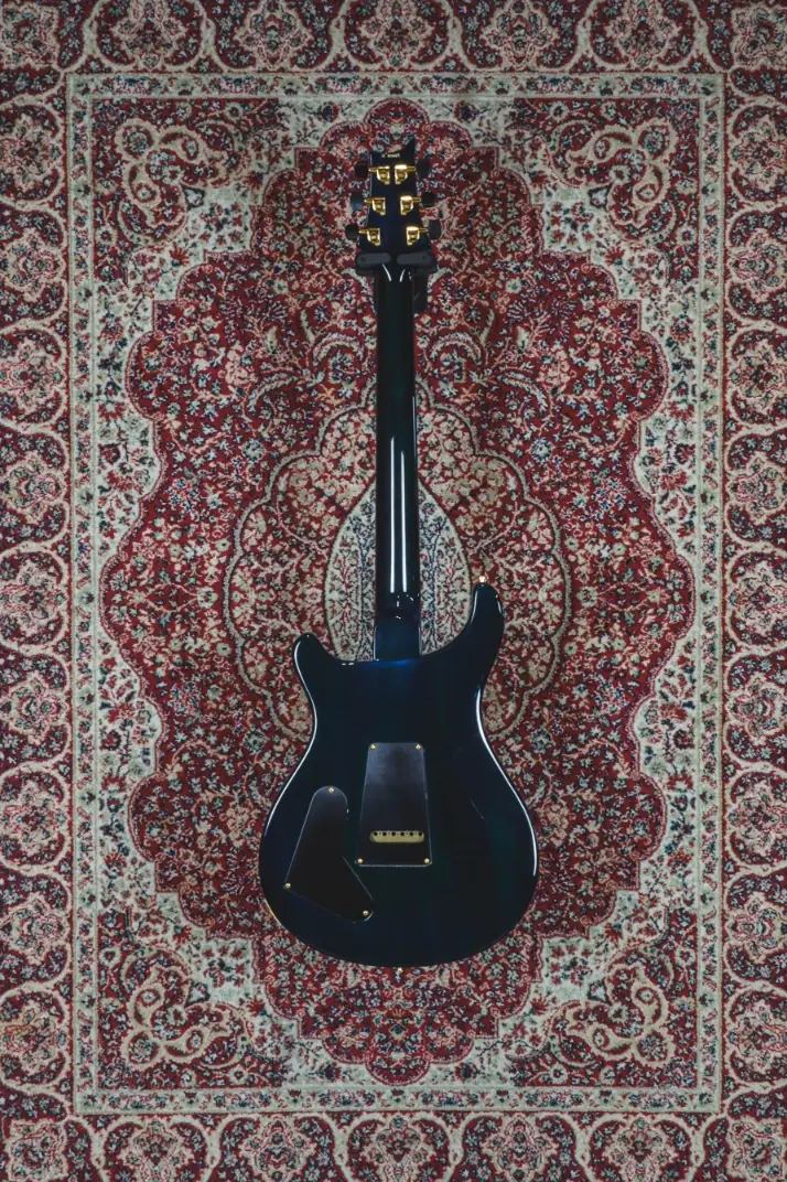 Thumbnail: PRS Custom 22 Artist Package Emerald Green rear full view