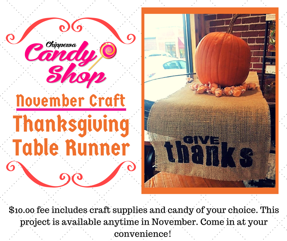 November Craft FB post