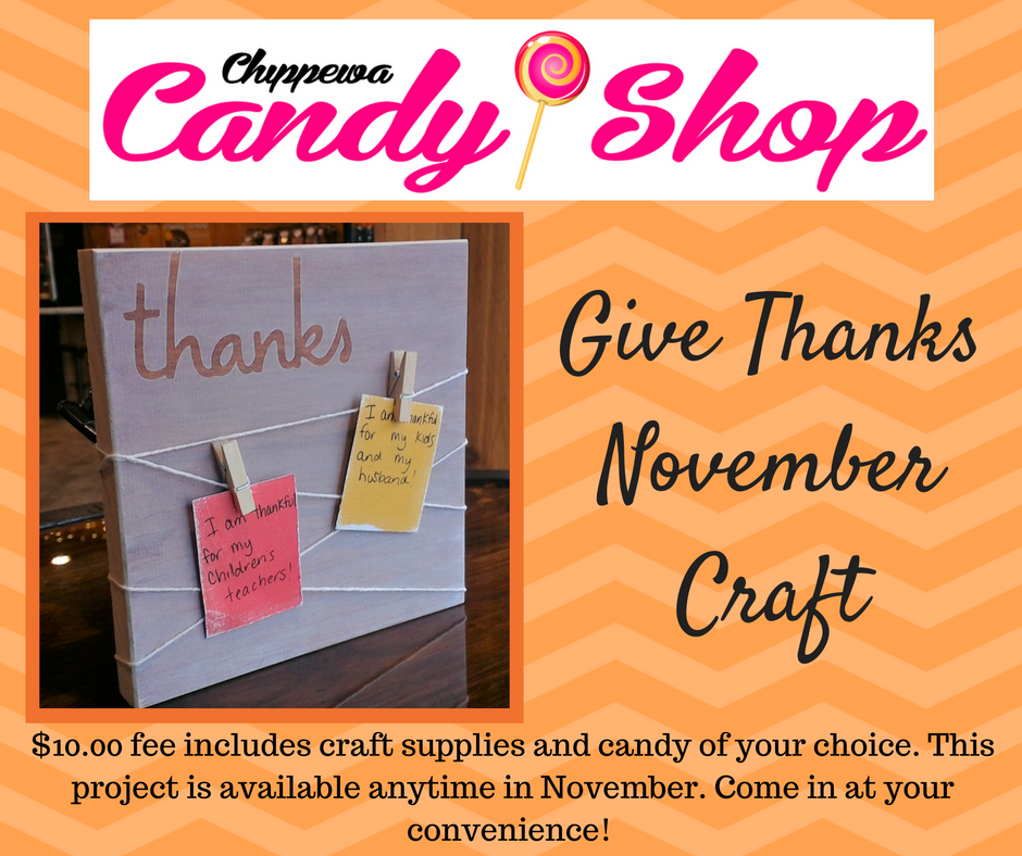 November Give Thanks Craft FB post