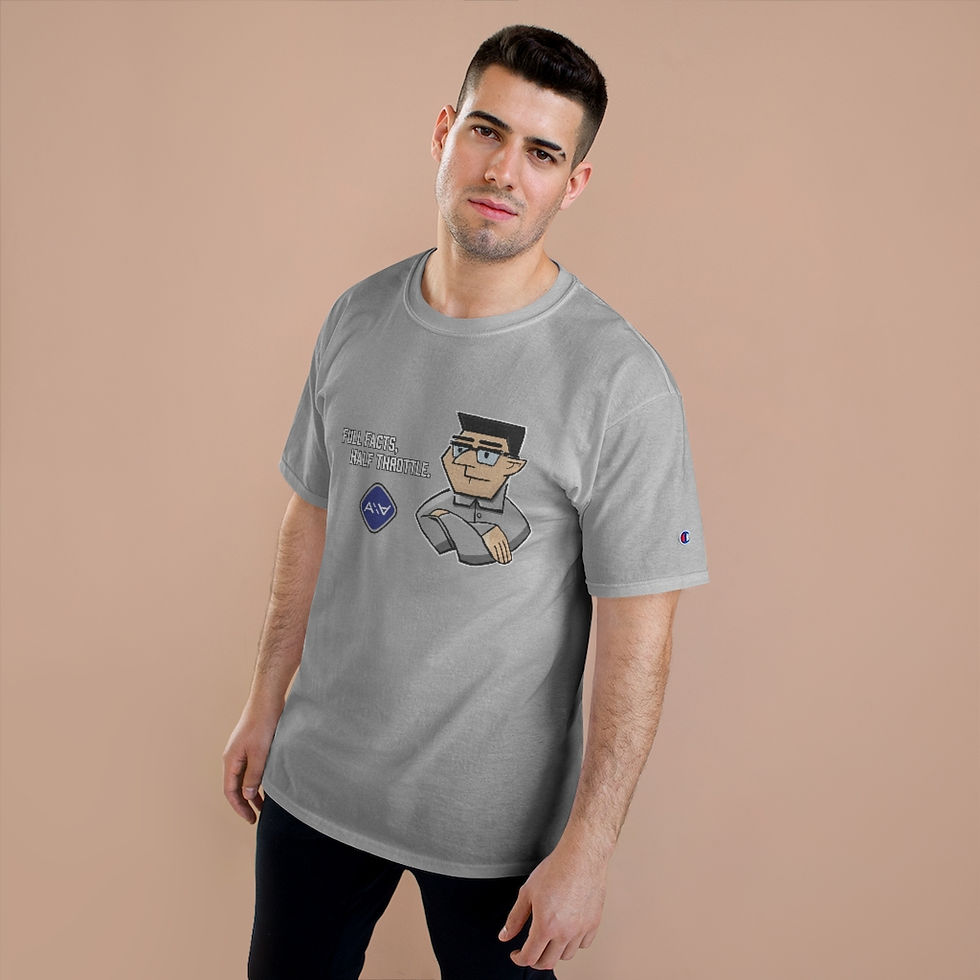 Thumbnail: Full Facts, Half Throttle - Champion Tee
