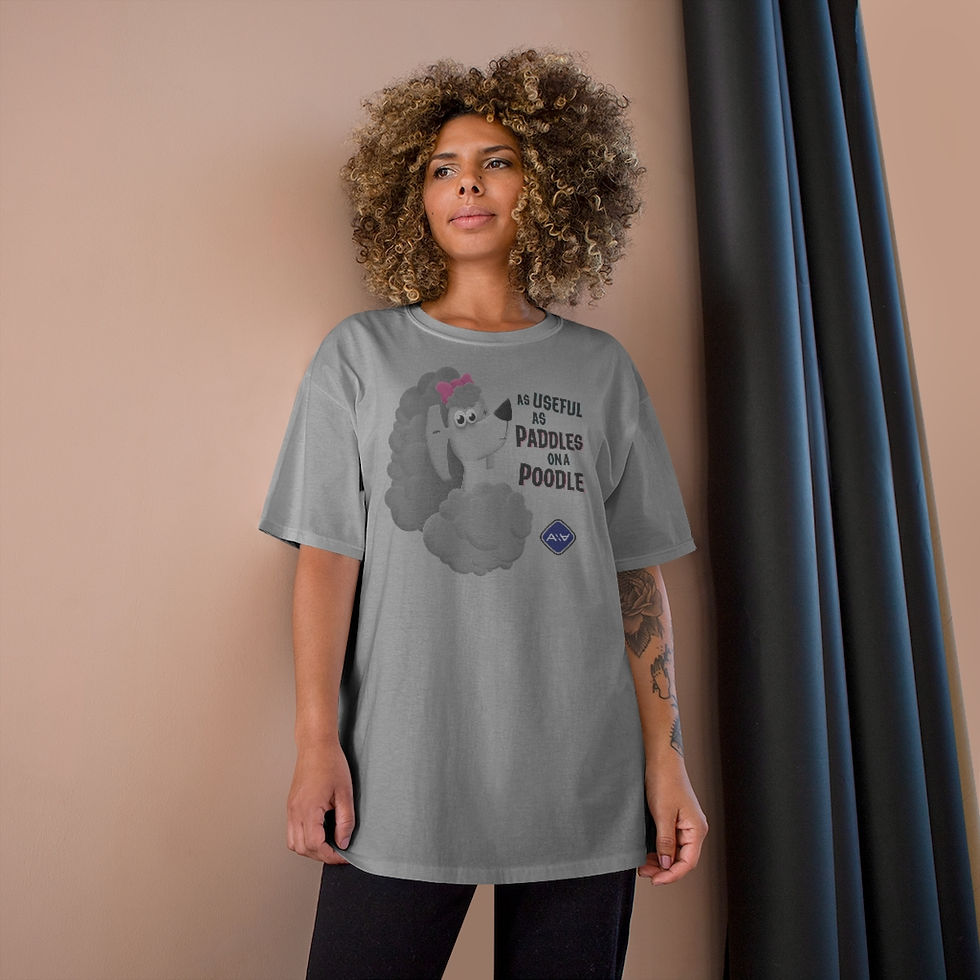 Thumbnail: Paddles On A Poodle - Champion Tee