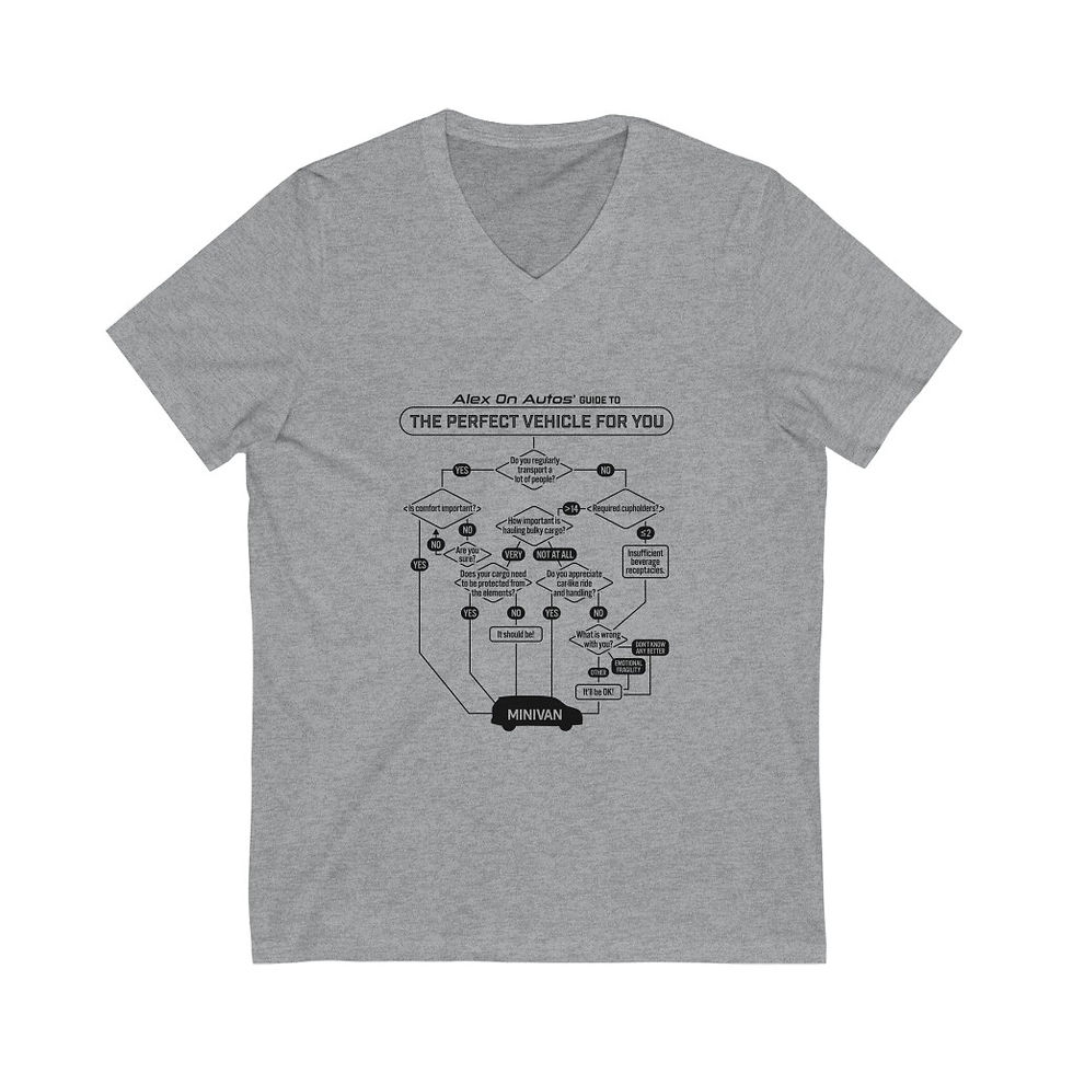 Thumbnail: The Answer Is Always: Minivan - V Neck Tee