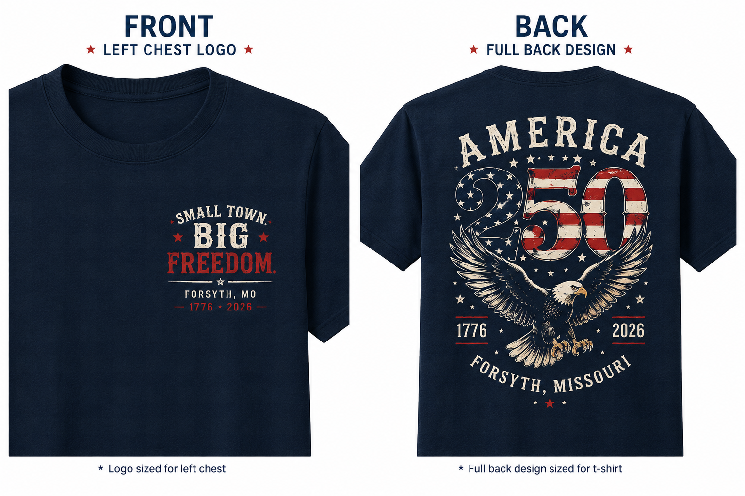 250th Anniversary of America tshirt