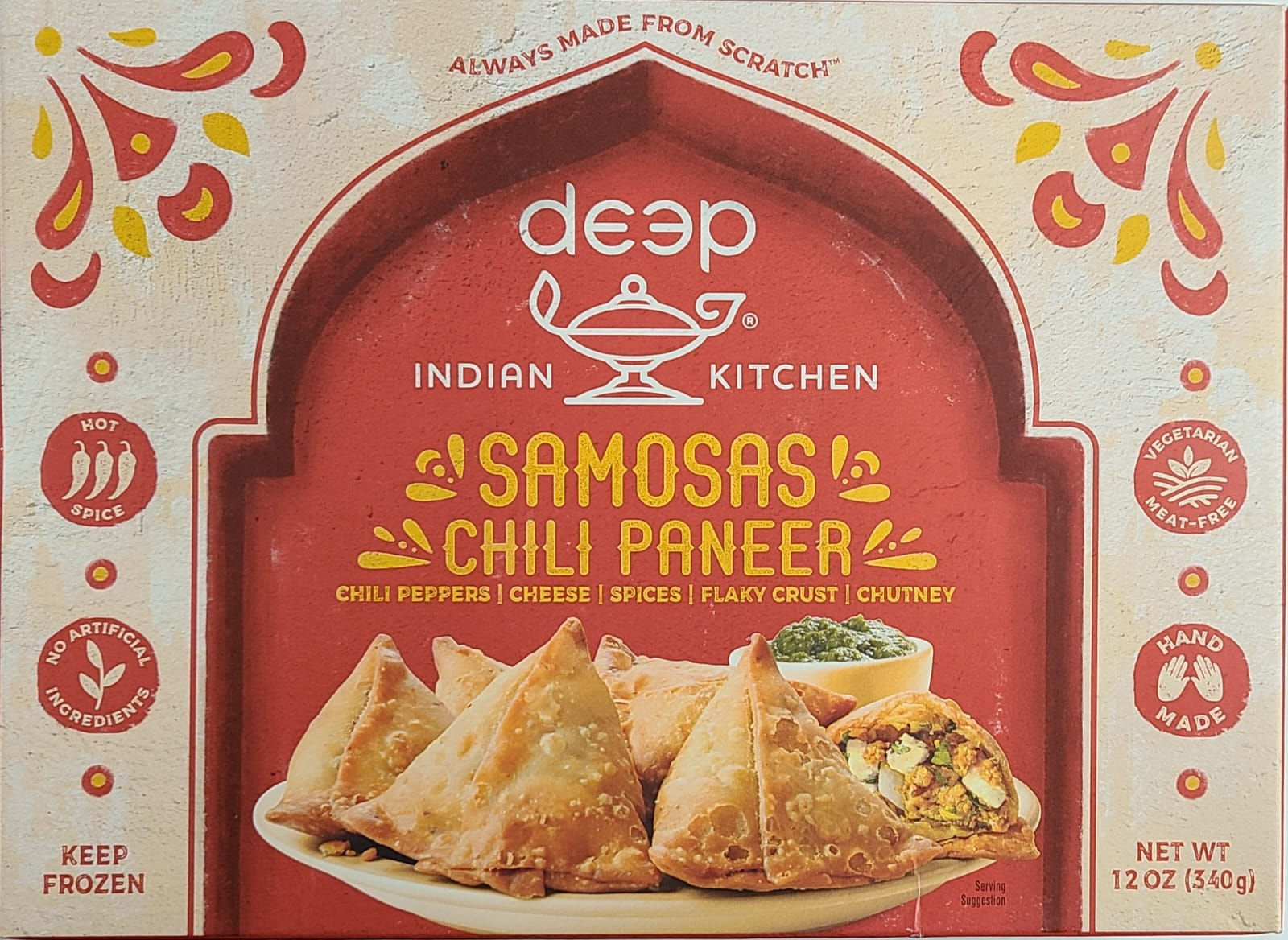DEEP SAMOSAS CHILI PANEER 340G