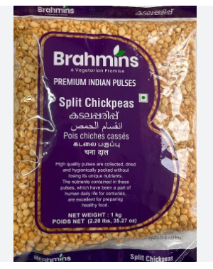 Dal Chana/Split Chickpeas/Halal-1kg | Malaysia