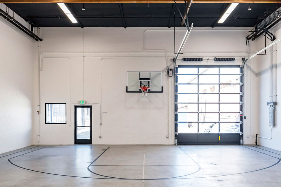 Stylish Indoor Basketball Court with Integrated Design Concept - The Feel Interior Design Los Angeles