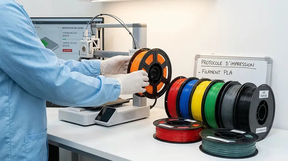 Filament économique pour imprimante 3D