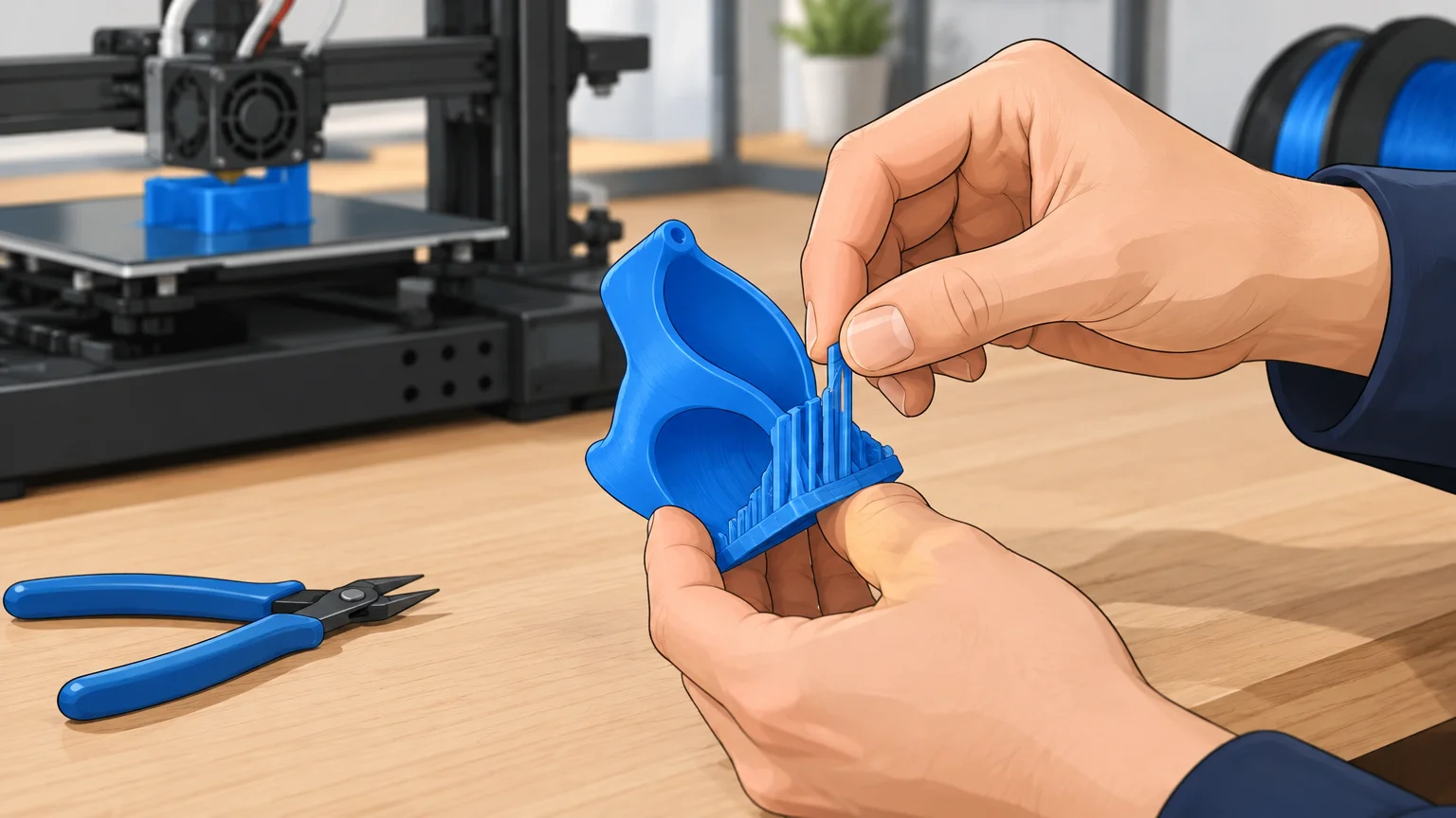 Comment imprimer le TPU 90 avec des supports en simple extrusion