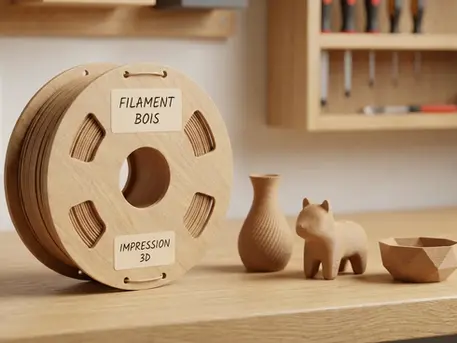 Filament bois pour imprimante 3D