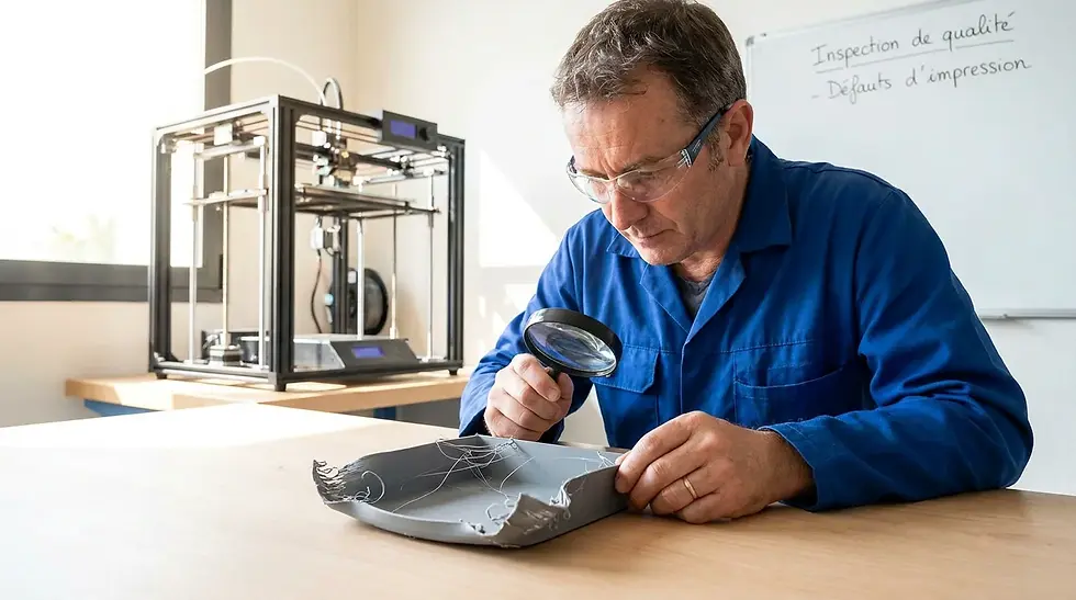 Défauts en impression 3D