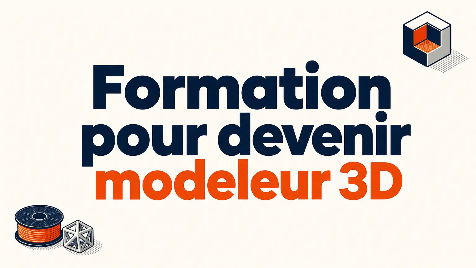Apprenant examinant un prototype 3D dans un atelier de formation