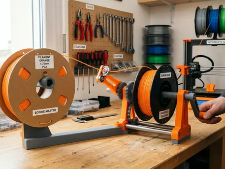Rembobiner un filament 3D : méthodes, outils et conseils