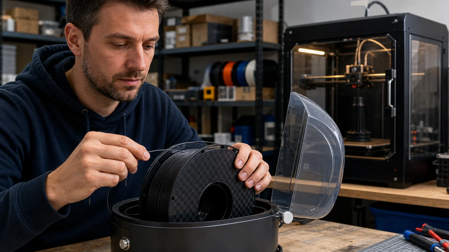 Filament PAHT-CF au carbone : usages, réglages et limites