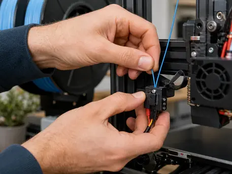 Capteur de fin de filament pour imprimante 3D : guide
