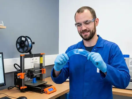 Impression 3D avec filament flexible.