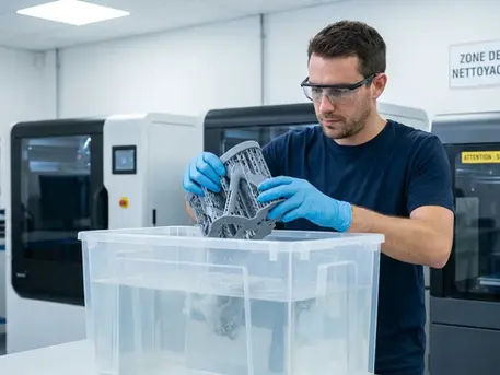 Dissoudre un support d'impression 3D dans l'eau