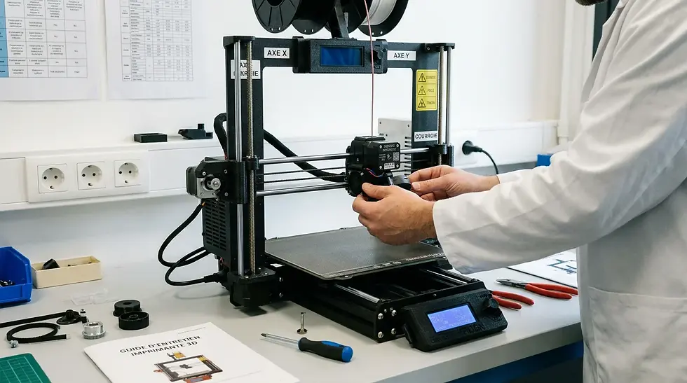 Impression 3D qui ne se fait pas au centre du plateau : causes et solutions