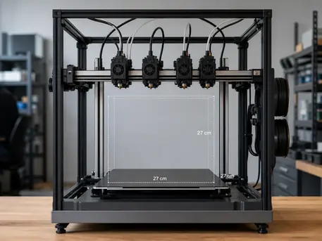 Snapmaker U1 : dimensions, volume et espace à prévoir