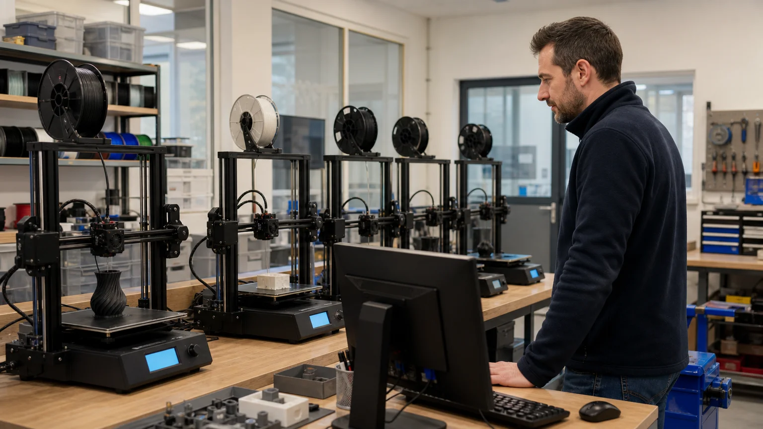 Station de gestion d’une ferme d’imprimantes 3D : guide