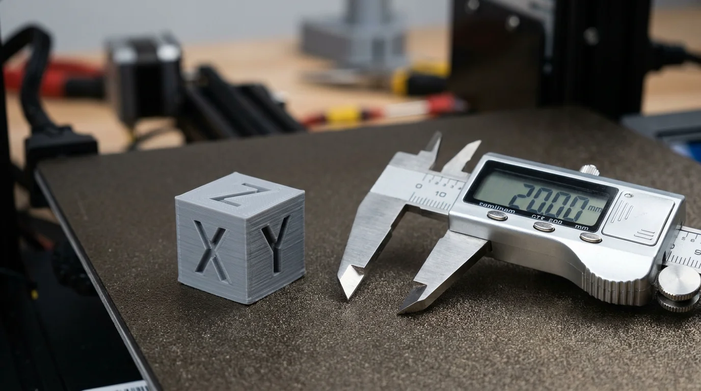 Cube test pour imprimante 3D : guide complet de calibration