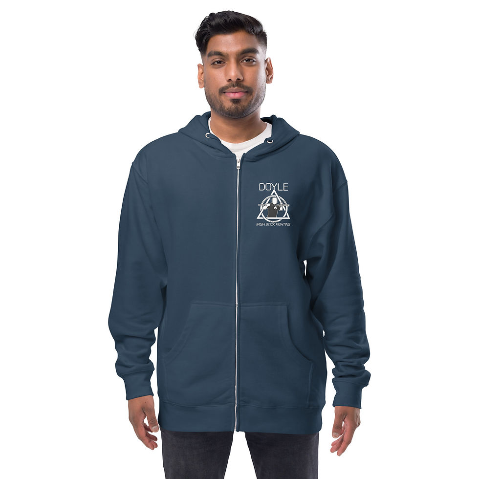 Thumbnail: Angry Leprechaun Fleece zip up hoodie