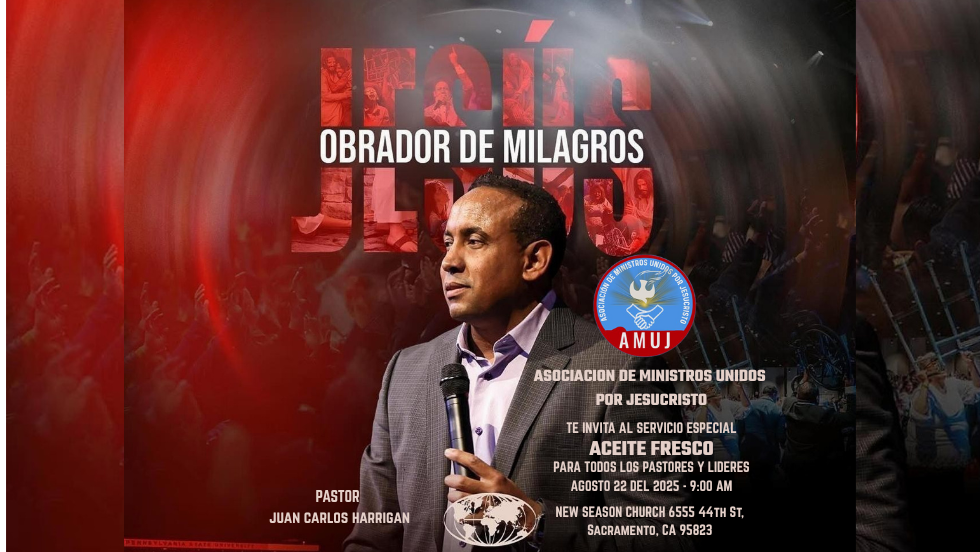 Solo para Pastores servicio Aceite Fresco / Special service Fresh Oil - Pastor Juan Carlos Harrigan