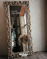 Moodboard Eléments Tarifés : plan de table mirroir