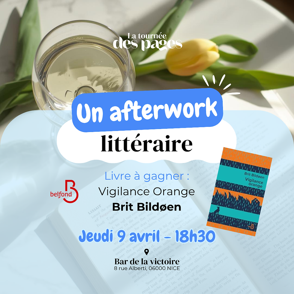 Afterwork Littéraire Nice : Rencontre & Livre à gagner "Vigilance Orange"
