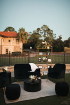 Moodboard Mobilier : lounge noir velours