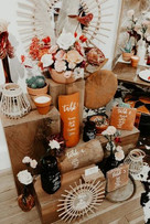 Moodboard Boho Chic en Ocre : Plan de table boho