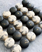 Moodboard Thème Noir : Macarons