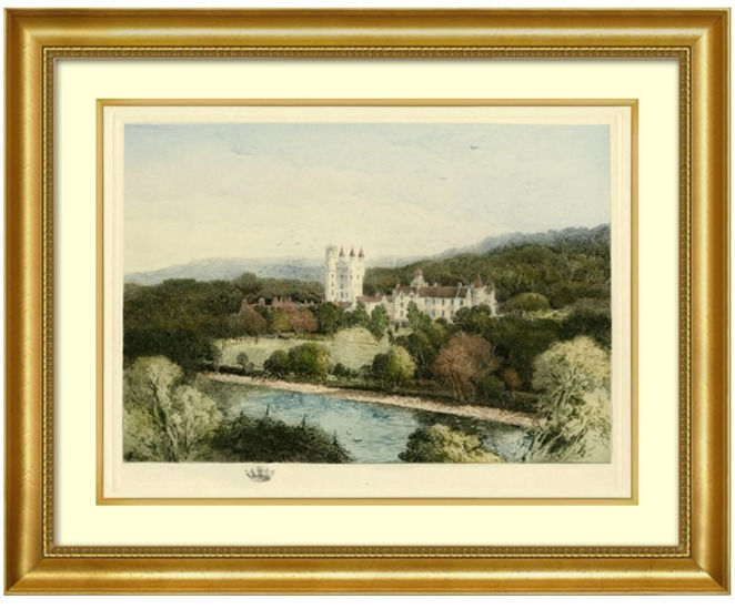 "Windsor Castle" Edmund John Niemann 19th C II