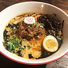 Spicy Shredded Pork Tonkotsu Raman