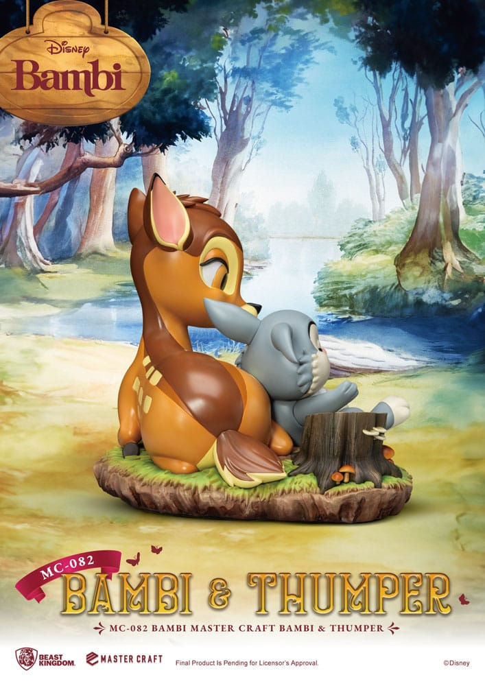 Miniature : Disney Master Craft Statue Bambi & Thumper 26 cm Limited Edition
