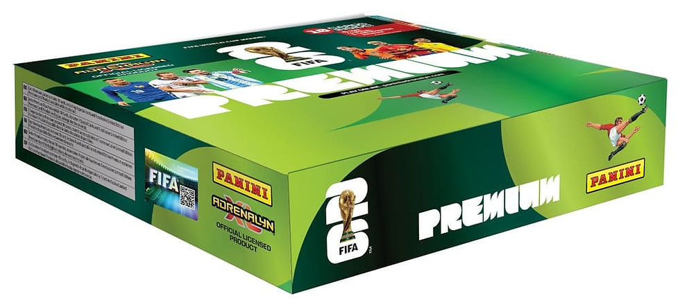 Panini FIFA World Cup 2026 Trading Cards Premium Flow Pack Box (10) - EN TOPPS sportc cards