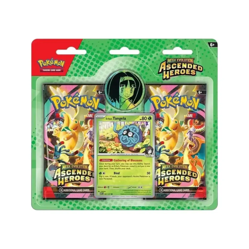 PKM Mega Evolution - Ascended Heroes Blister - Erika's Tangela - EN trade card games