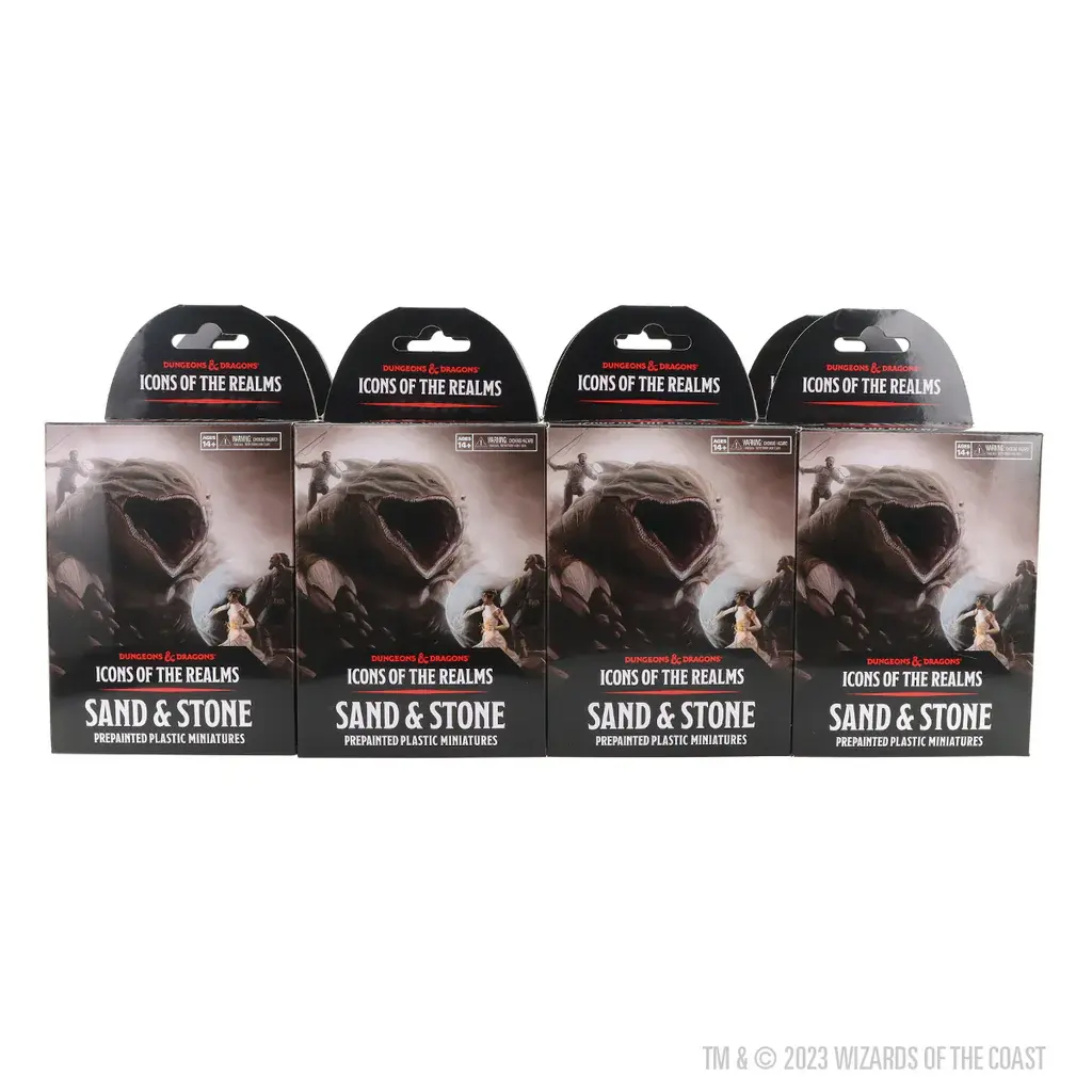 D&D Icons of the Realms Miniatures - Sand & Stone - 8 ct. Booster Brick (Set 26)