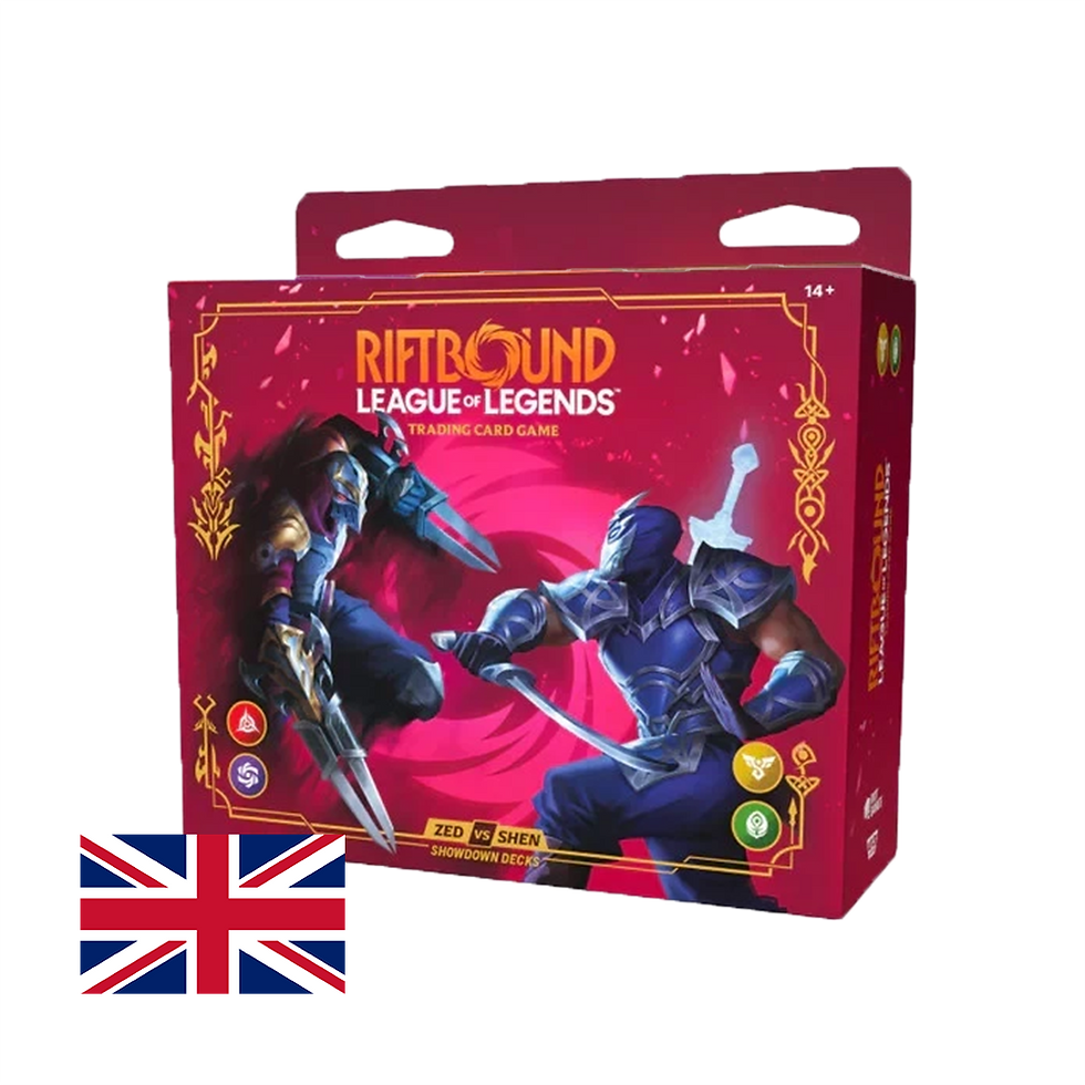 Riftbound -League of Legends TCG - Vendetta -Showdown Decks – Zed vs Shen – EN trade card games