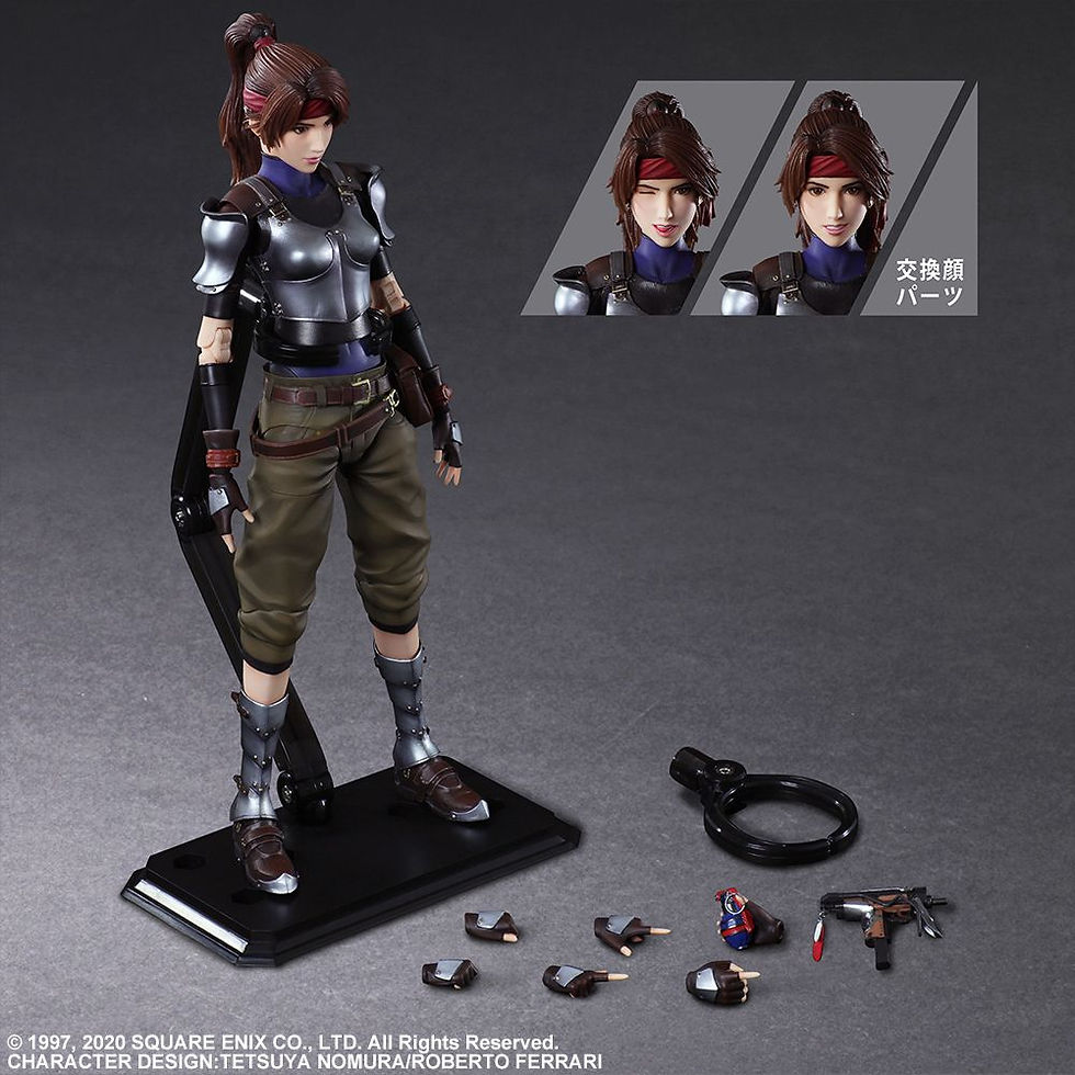 Thumbnail: FINAL FANTASY VII REMAKE - JESSIE, CLOUD & MOTORCYCLE 26cm